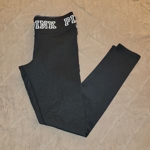 VS PINK ULTIMATE BLACK LEGGINGS
